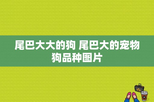 尾巴大大的狗 尾巴大的宠物狗品种图片