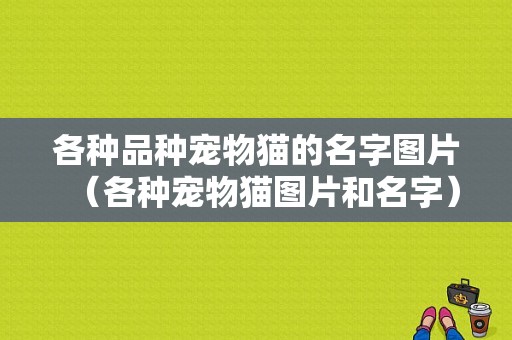 各种品种宠物猫的名字图片（各种宠物猫图片和名字）